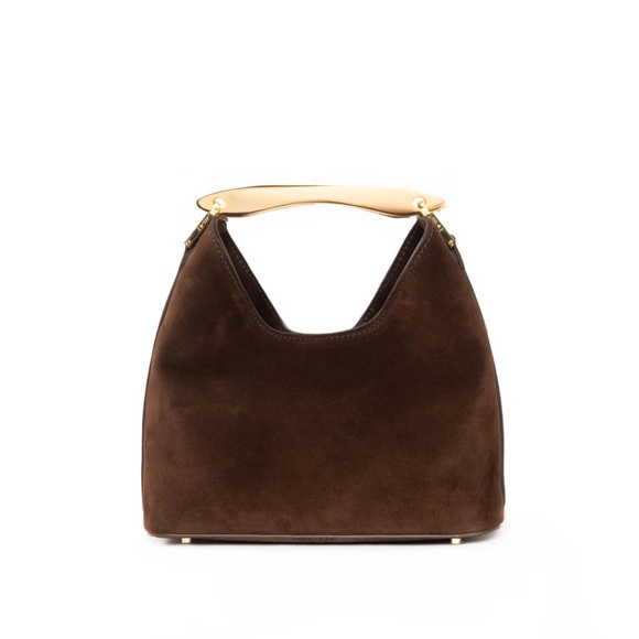 Elleme Handbags - Brown Suede Boomerang Bag